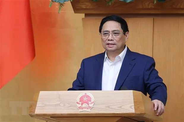 Thủ tướng Phạm Minh Chính chủ trì Phiên họp Chính phủ chuyên đề xây dựng pháp luật tháng 9-2023. Thu-tuong.jpg