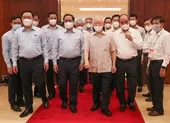 Thủ tướng: Vì lợi ích quốc gia dân tộc, việc khó khăn mấy cũng giải quyết được ảnh 2 5 lãnh đạo chủ chốt của Đảng dự hội nghị Trung ương MTTQ Việt Nam