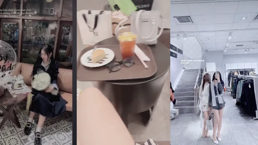 Thông tin nhân thân và đời sống thực của Hoàng Thị Khánh Linh dường như khác với những gì mà cô ta khoe trên mạng xã hội. Hoang Thi Khanh Linh - trom dam cuoi Ha Noi - FB1 (2).png