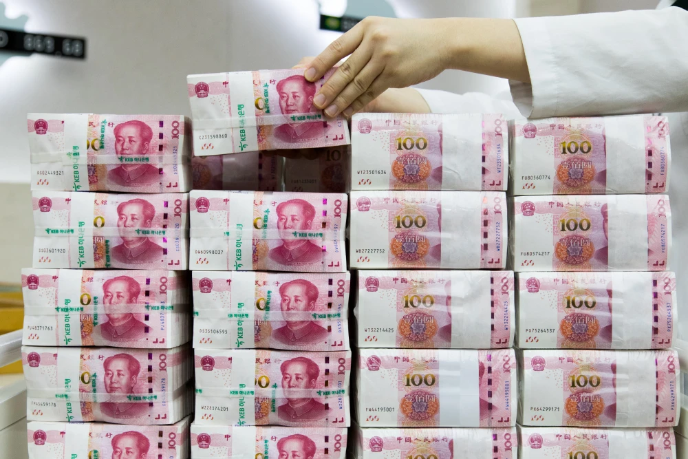 Những đợt phát hành trái phiếu với mục đích đặc biệt quy mô nghìn tỷ nhân dân tệ trong khoảng 30 năm qua đã mang lại tác động rất tốt đến nền kinh tế Trung Quốc. Ảnh: Bloomberg Lô trái phiếu đặc biệt nghìn tỷ nhân dân tệ có thể tác động đến giá vàng thế giới