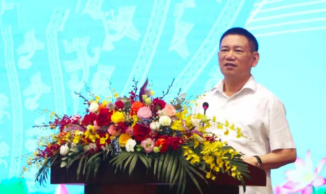 Bộ trưởng Tài chính Hồ Đức Phớc phát biểu tại hội nghị. Ảnh: Bộ Tài chính Chính sách miễn giảm thuế sắp kết thúc, từ năm sau sẽ thực hiện chính sách tài khóa thắt chặt