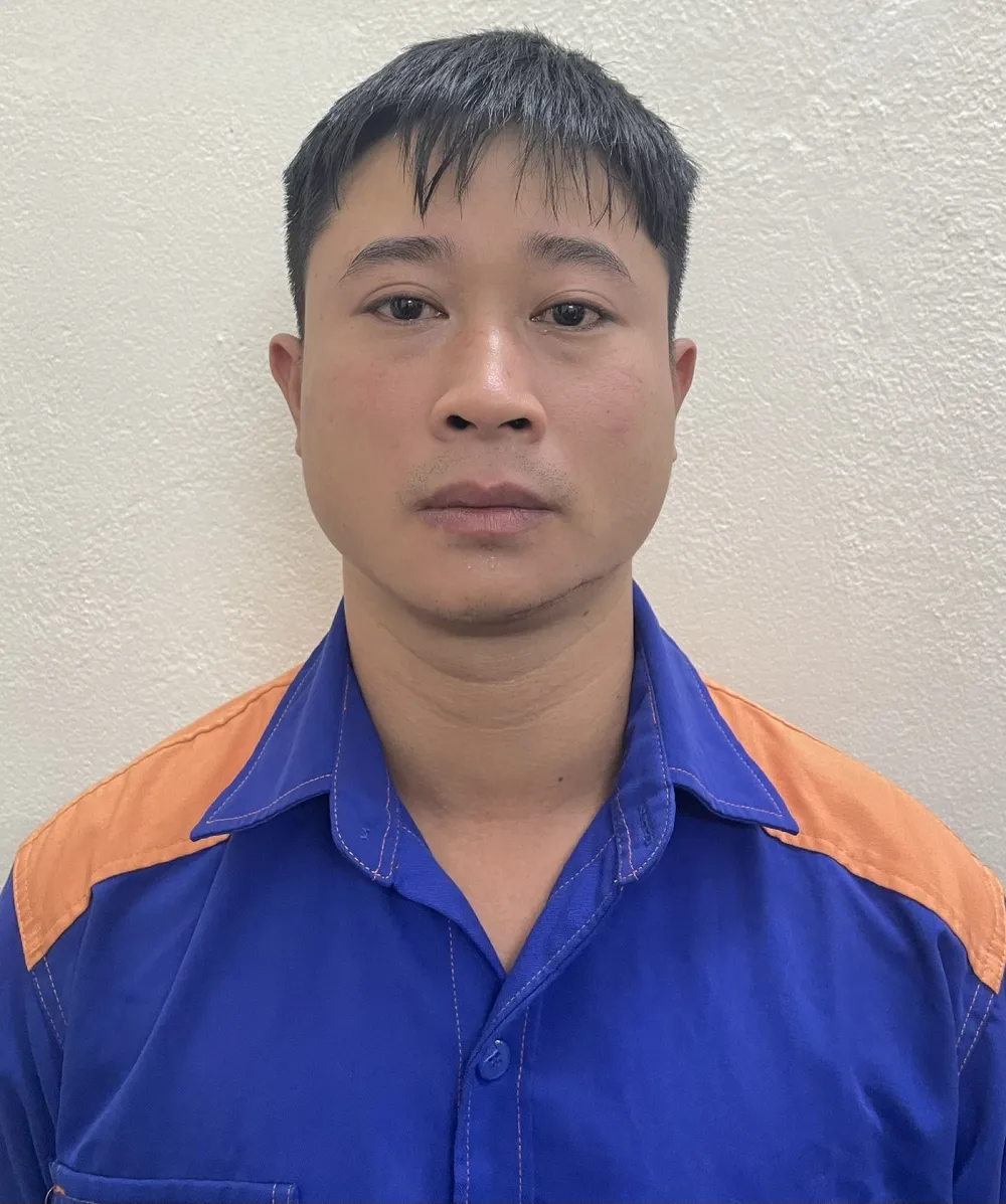 Trường Ngọc Sơn tại cơ quan công an. Ảnh: CA. 10-10BN1.jpg