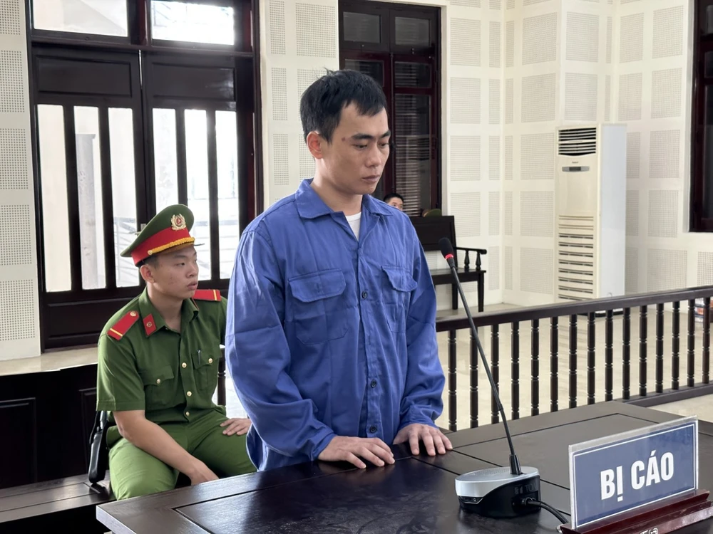 Mai Quốc Trọng ân hận vì hành vi mình gây ra. Ảnh: MT. chấn thương sọ não