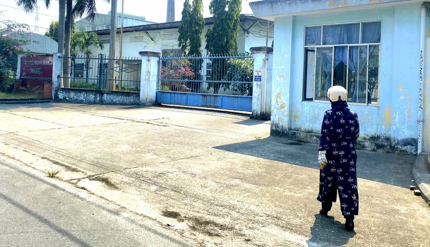 Công nhân đội nắng đi đòi quyền lợi. Ảnh: MINH TRƯỜNG. khoi-kien-doanh-nghiep-da-nang-1250.jpg
