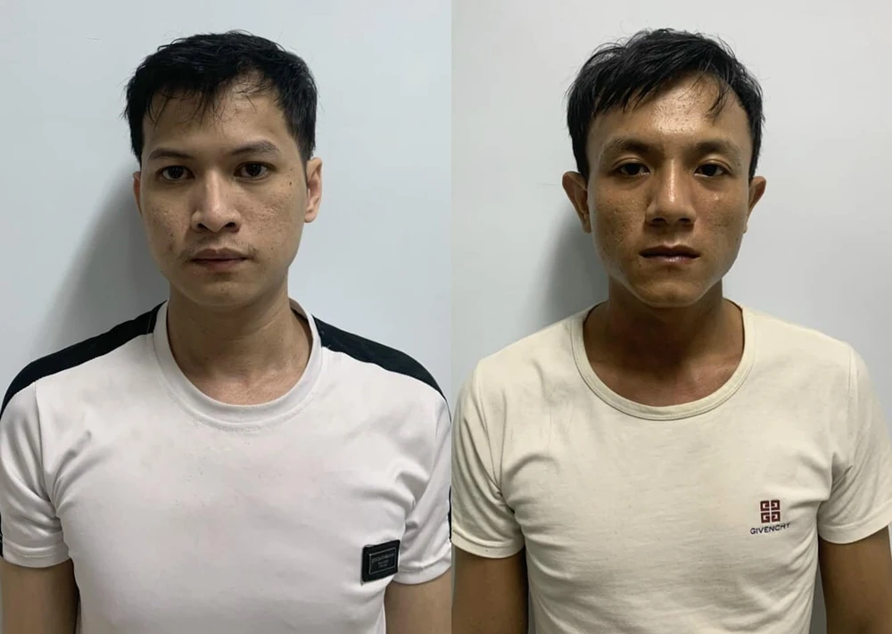 Huỳnh Văn Nga và Trần Thân Tâm. Ảnh: CA. chat-ma-tuy-da-nang.jpg