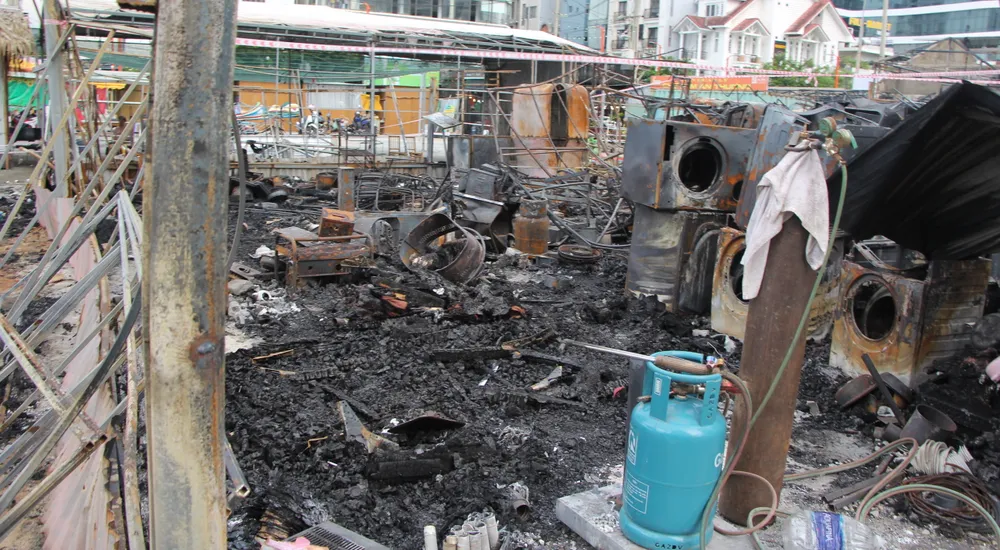 cháy chợ đêm an thượng