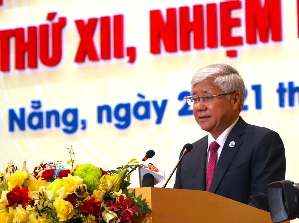 Ông Đỗ Văn Chiến, Ủy viên Bộ Chính trị, Bí thư Trung ương Đảng, Chủ tịch Ủy ban Trung ương MTTQ Việt Nam phát biểu chỉ đạo. ong-do-van-chien.jpg