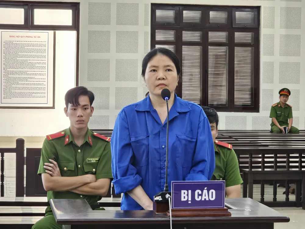 Tại phiên tòa, Đào Thị Như Lệ khai nhận các hành vi của mình. đại gia bds ở đà nẵng