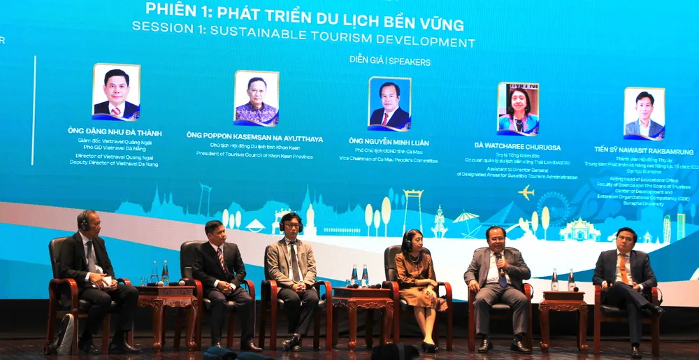Đại biểu hai nước thảo luận về phát triển du lịch bền vững. Ảnh: MINH TRƯỜNG. việt nam và thái lan