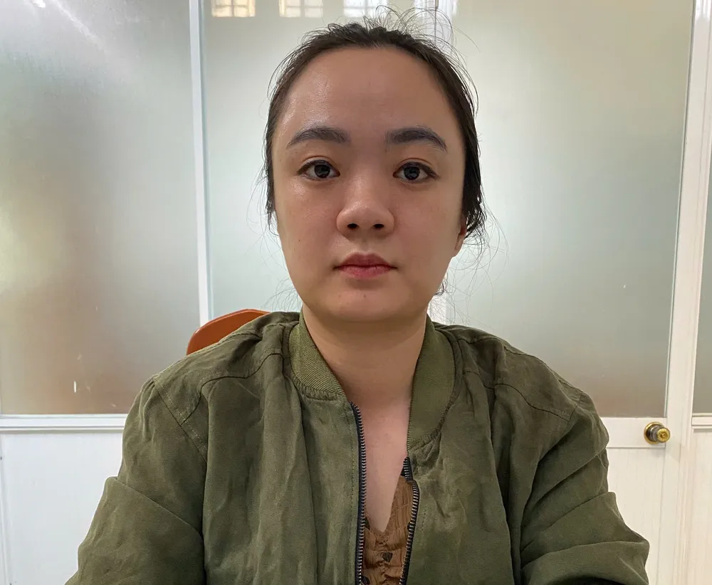Hoài Thanh là một nhân viên ngân hàng trên địa bàn TP Đà Nẵng. Ảnh: CA. doi-tuong.jpg