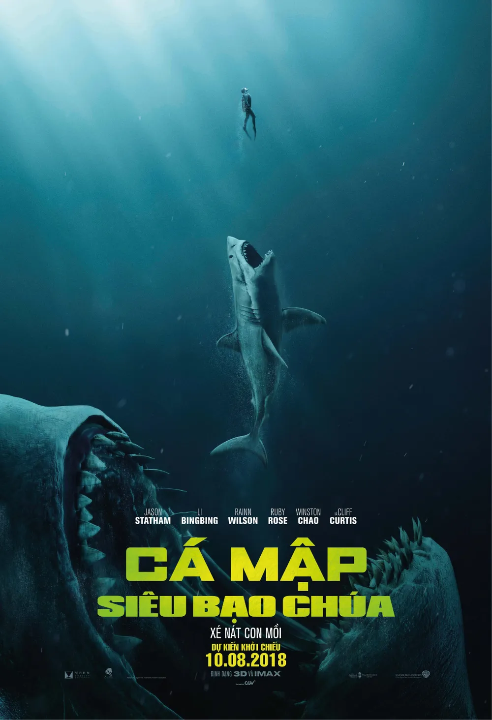 Jason Statham trở lại trong The Meg, đối mặt quái thú khổng lồ ảnh 1