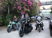 3 đội trưởng Lâm Vũ, Phương Trinh Jolie, Nam Cường khác lạ trong chủ đề Rock ảnh 9 Lâm Vũ lái dàn mô tô tiền tỉ, đại náo sân khấu 'Đấu trường ngôi sao'