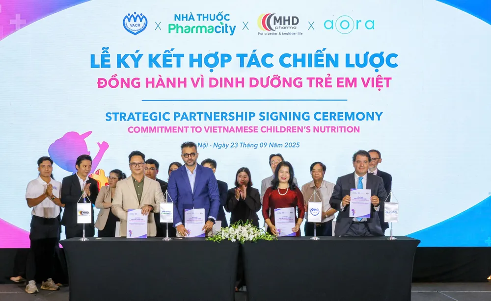 Pharmacity ký hợp tác chiến lược 4 bên: Chung tay vì sức khỏe trẻ em Việt Nam.jpg