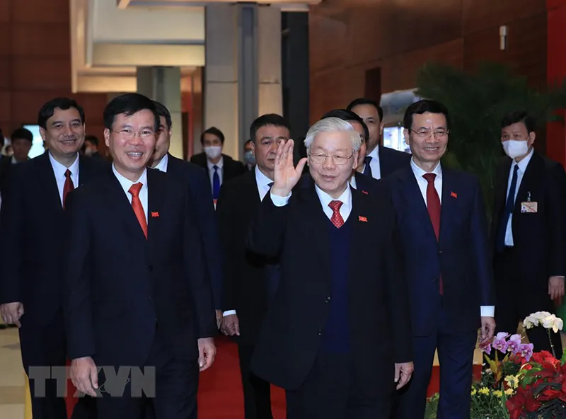 Tổng bí thư Nguyễn Phú Trọng trả lời tại họp báo sau Đại hội ảnh 1