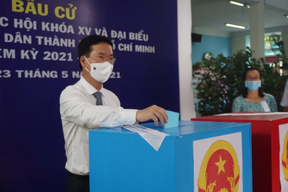 Hơn 69 triệu cử tri cả nước đi bầu cử ảnh 57