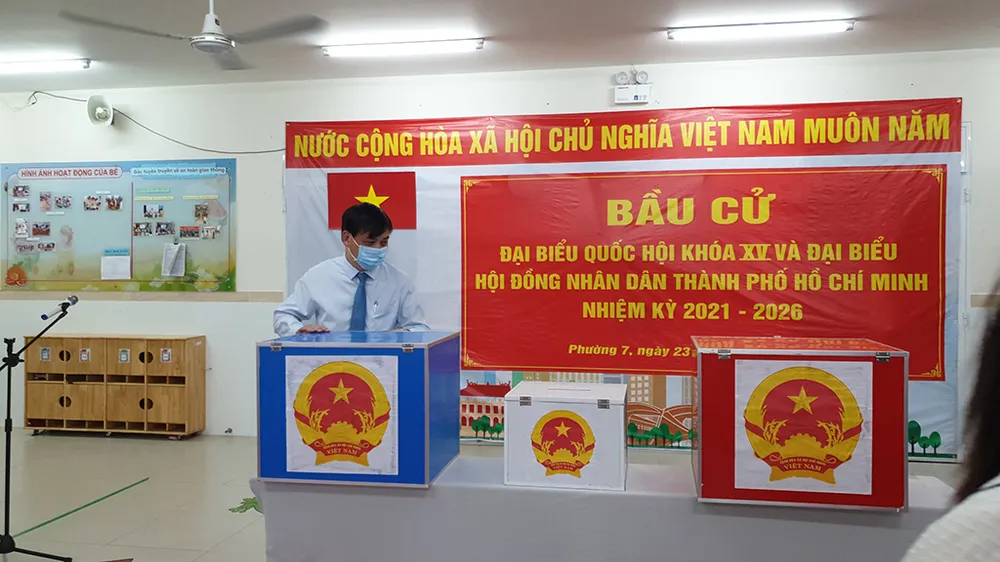 Hơn 69 triệu cử tri cả nước đi bầu cử ảnh 67