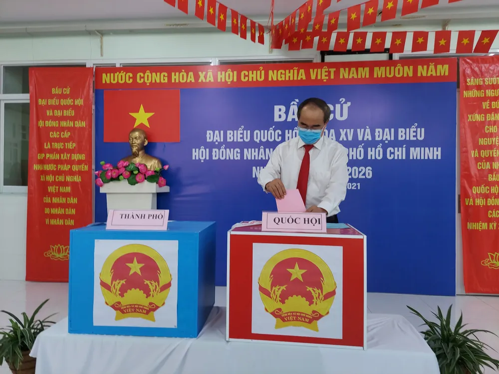 Hơn 69 triệu cử tri cả nước đi bầu cử ảnh 59