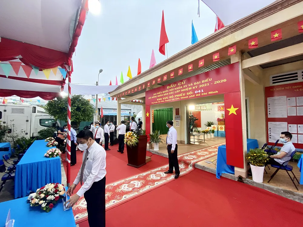 Hơn 69 triệu cử tri cả nước đi bầu cử ảnh 89