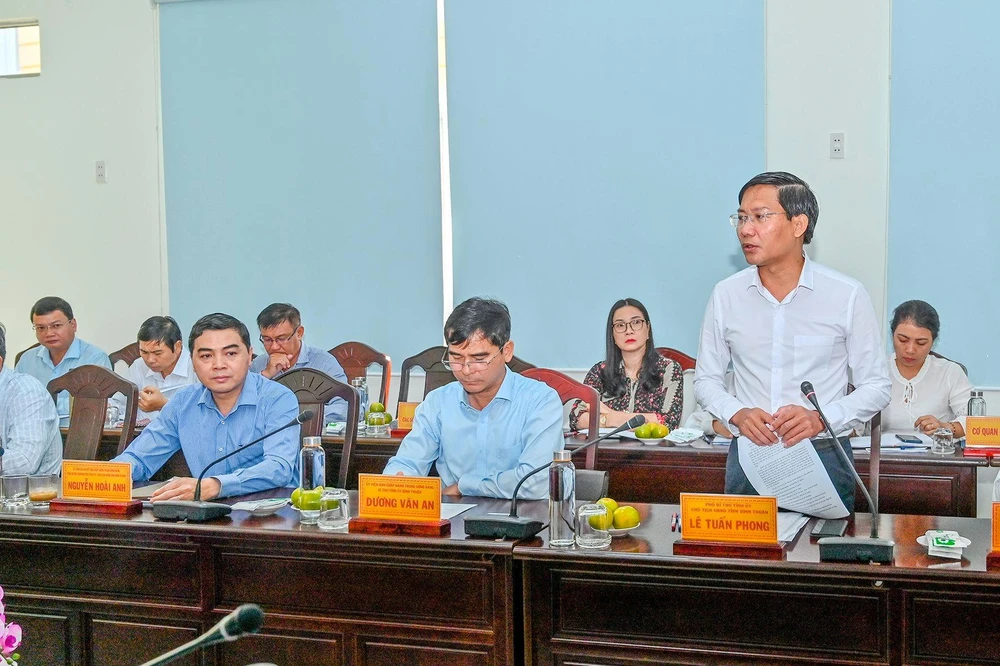 Chỉ số Tính năng động của chính quyền tỉnh Bình Thuận năm 2021 đạt 7,04 điểm. Ảnh: BT