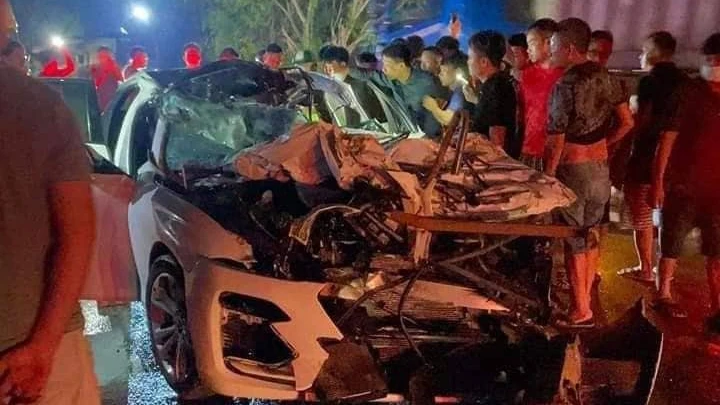 Hiện trường vụ tai nạn. Ảnh: CTV Hiện trường vụ tai nạn. Ảnh: CTV