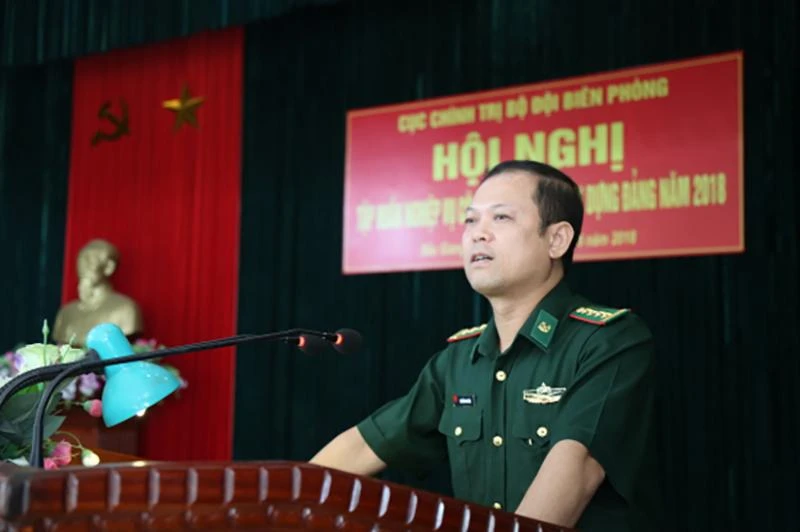 Thiếu tướng Nguyễn Anh Tuấn, Chính ủy Bộ đội Biên phòng. Ảnh: DANGCONGSAN