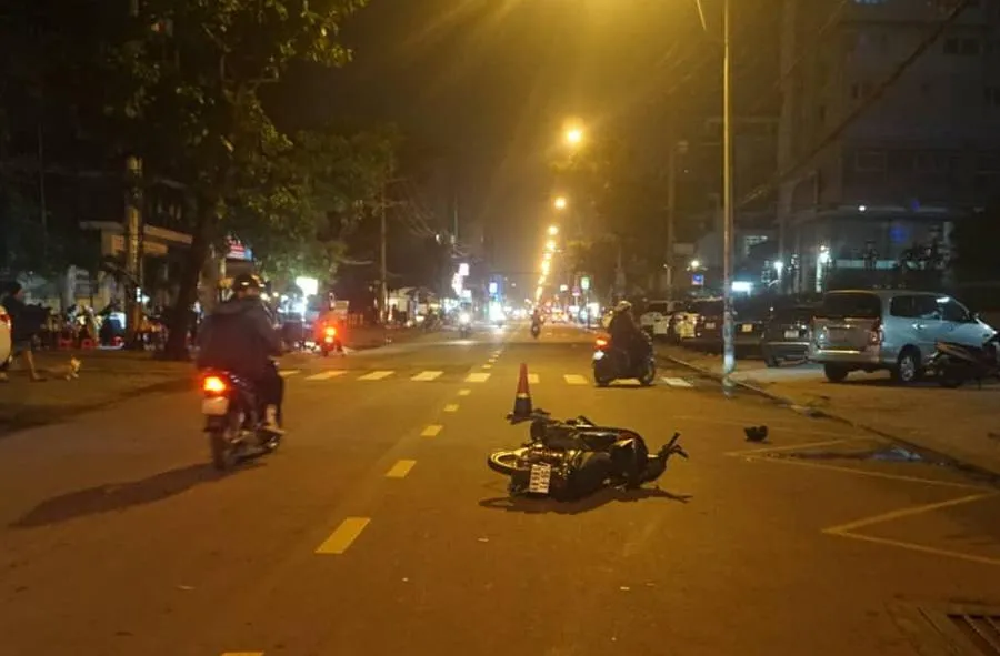 Hiện trường vụ tai nạn. Ảnh: NY Hiện trường vụ tai nạn. Ảnh: NY