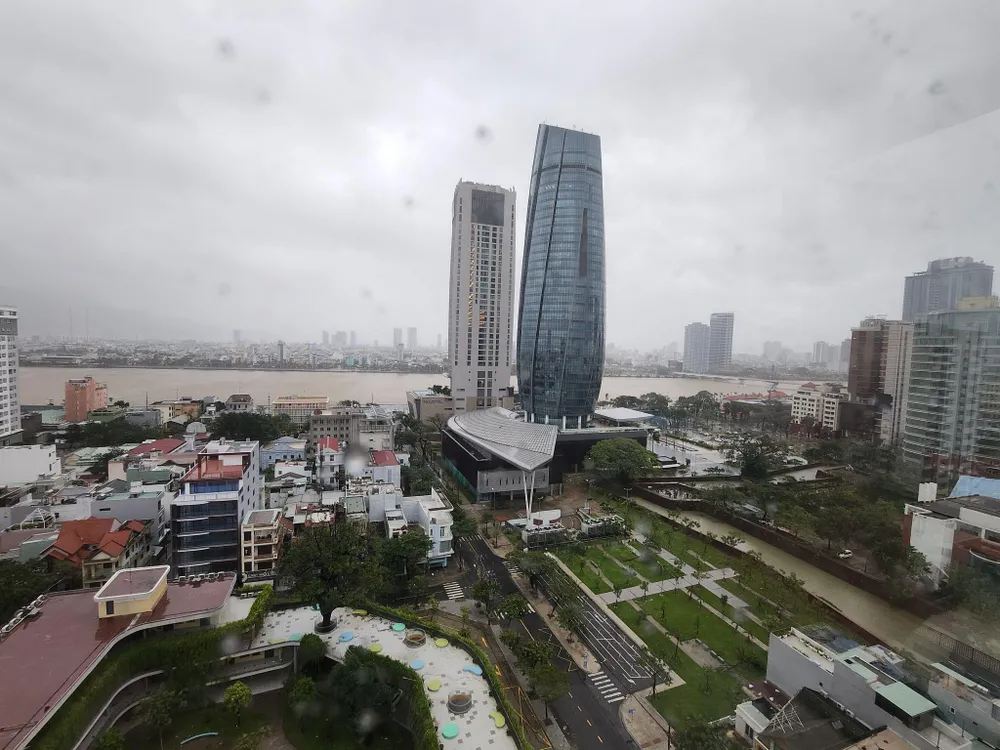 Tiết trời ở Đà Nẵng đang khá quang đãng. Ảnh: TẤN VIỆT