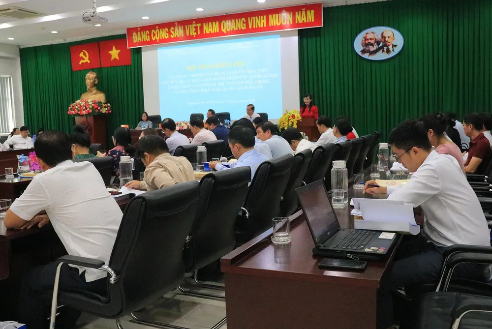 Toàn cảnh hội thảo. Ảnh: VÕ THƠ