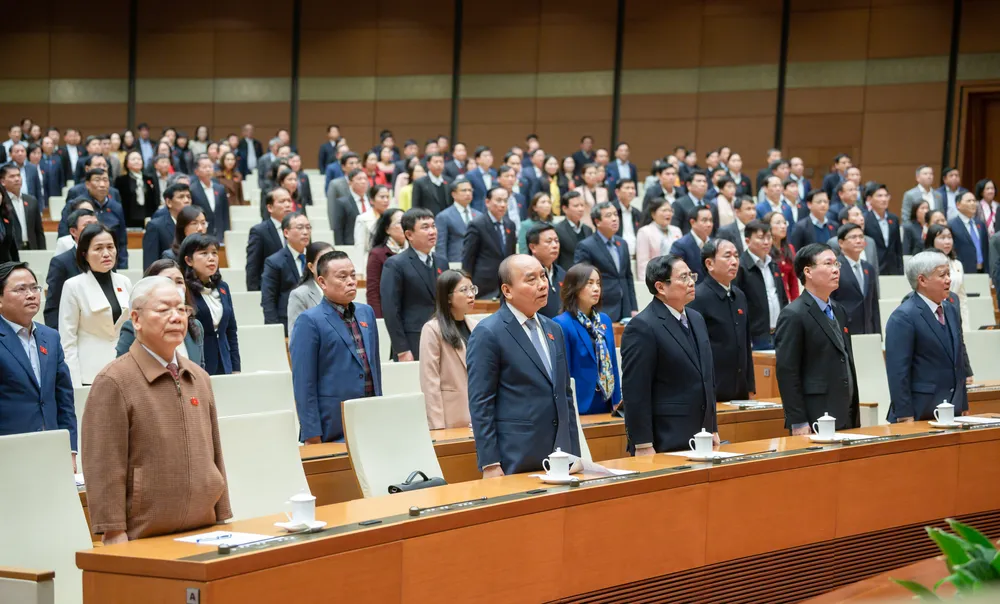Các đại biểu tham dự kỳ họp bất thường lần 3, Quốc hội khóa XV. Ảnh: PV