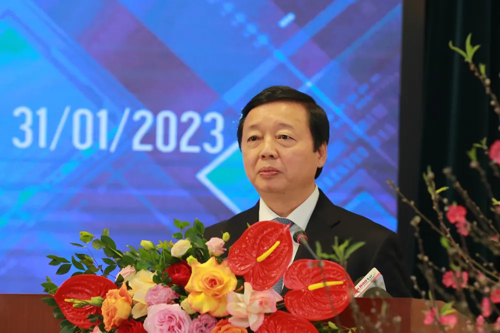 Phó Thủ tướng Trần Hồng Hà phát biểu tại buổi giao ban. Ảnh: VGP Phó Thủ tướng Trần Hồng Hà phát biểu tại buổi giao ban. Ảnh: VGP