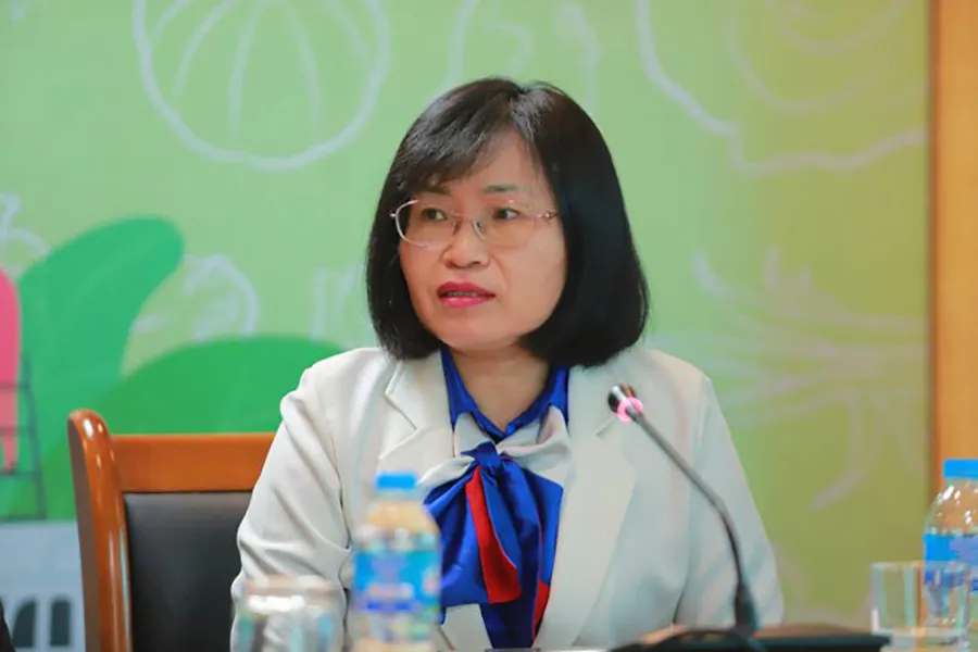 Bà Lê Hằng, Giám đốc truyền thông Hiệp hội Chế biến và xuất khẩu thủy sản Việt Nam.