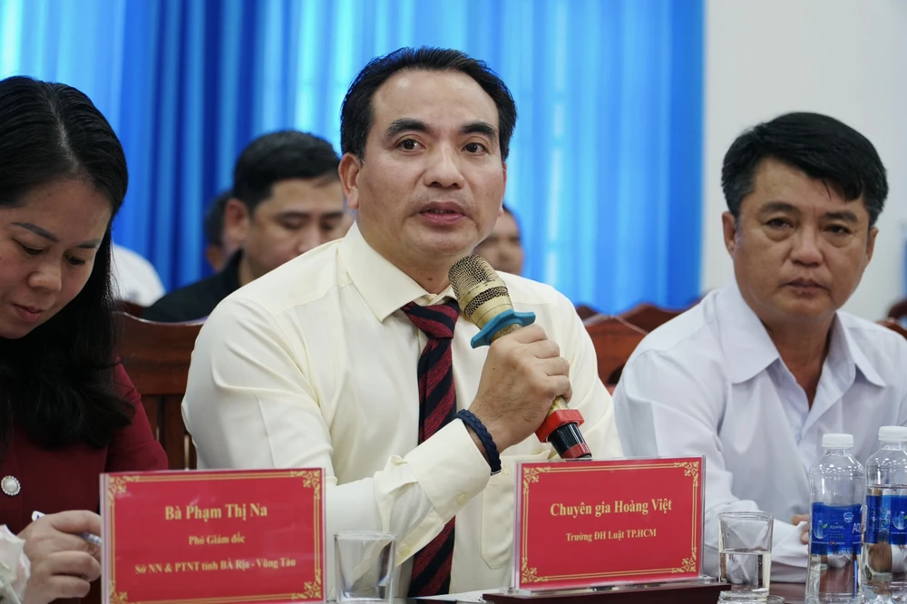 Th.S Hoàng Việt đề xuất một số giải pháp bảo vệ ngư dân đánh bắt trên vùng biển chồng lấn.