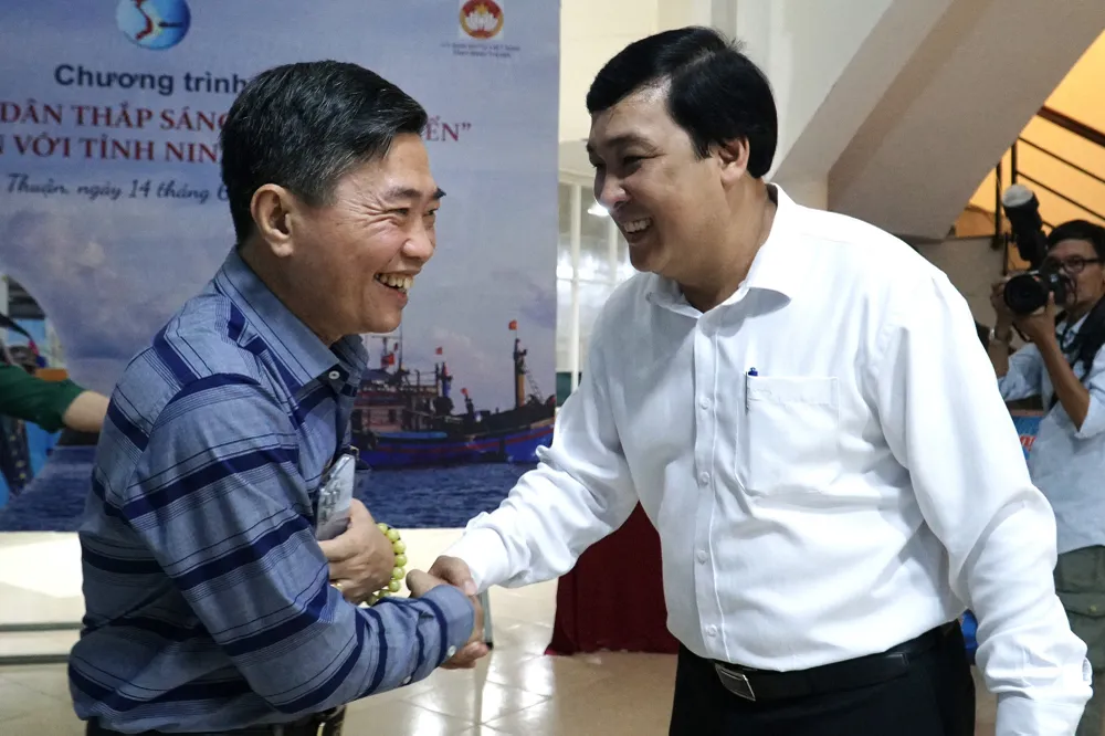 Ông Lê Thanh Chiến, Trưởng VPĐD Bộ Nông Nghiệp và Phát triển nông thôn, đến tham dự chương trình.