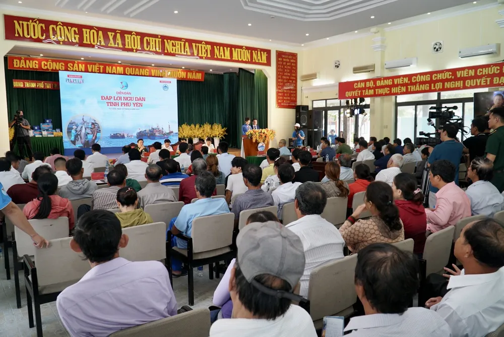 Toàn cảnh diễn đàn diễn ra sáng nay, 29-8, tại Phú Yên. Toàn cảnh diễn đàn diễn ra sáng nay, 29-8, tại Phú Yên.