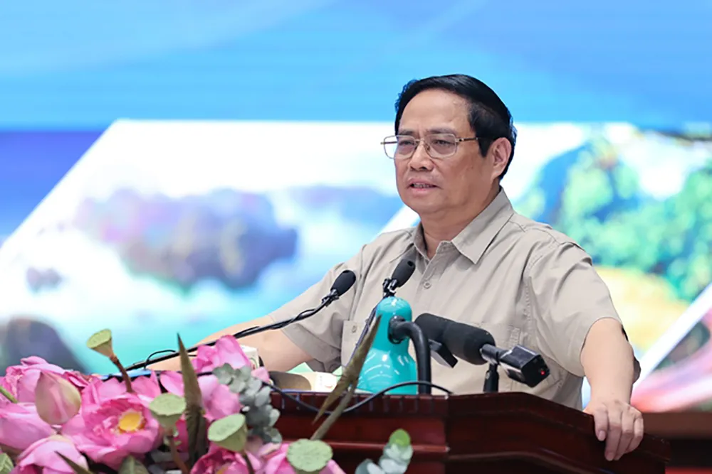 Thủ tướng Phạm Minh Chính làm Chủ tịch Hội đồng điều phối vùng Đồng bằng sông Hồng. Ảnh: VGP thu-tuong-pham-minh-chinh-chu-tich-hoi-dong-dong-bang-song-hong.jpg