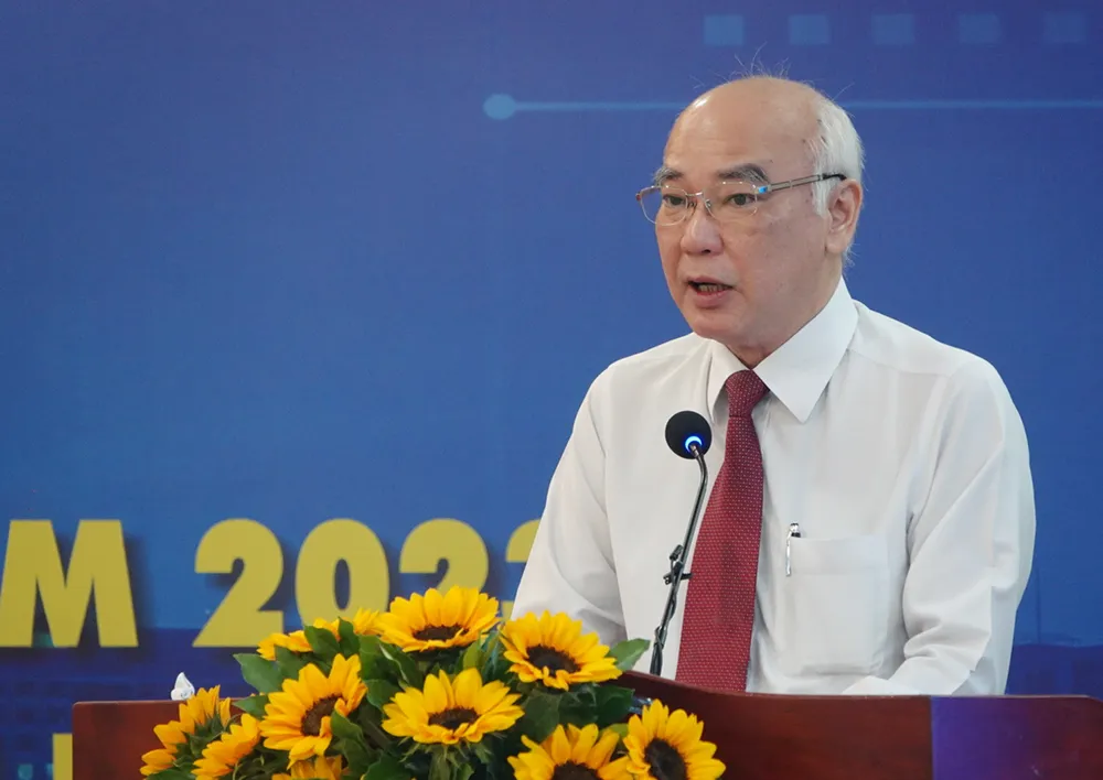 Trưởng Ban Tuyên giáo Thành ủy TP.HCM Phan Nguyễn Như Khuê cho biết trong năm 2023, ngành tuyên giáo TP.HCM đã triển khai đồng bộ, toàn diện các lĩnh vực, hoàn thành khối lượng công việc lớn, phức tạp. Ảnh: THANH THUỲ Ngành tuyên giáo TP.HCM chủ động phát hiện các vấn đề mới, khó từ thực tiễn