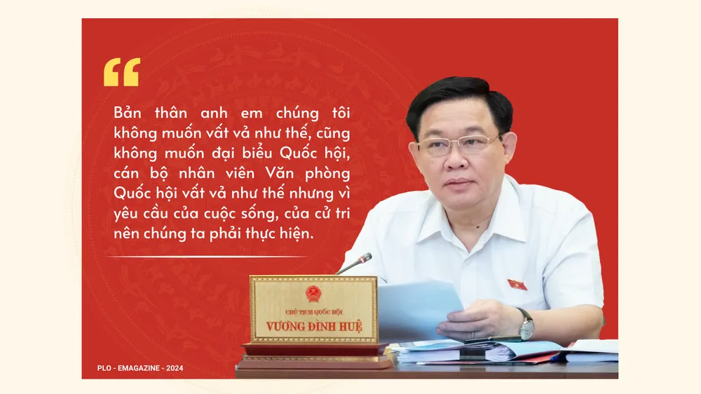 Chủ tịch Quốc hội Vương Đình Huệ: Quốc hội hành động vì lợi ích của Nhân dân