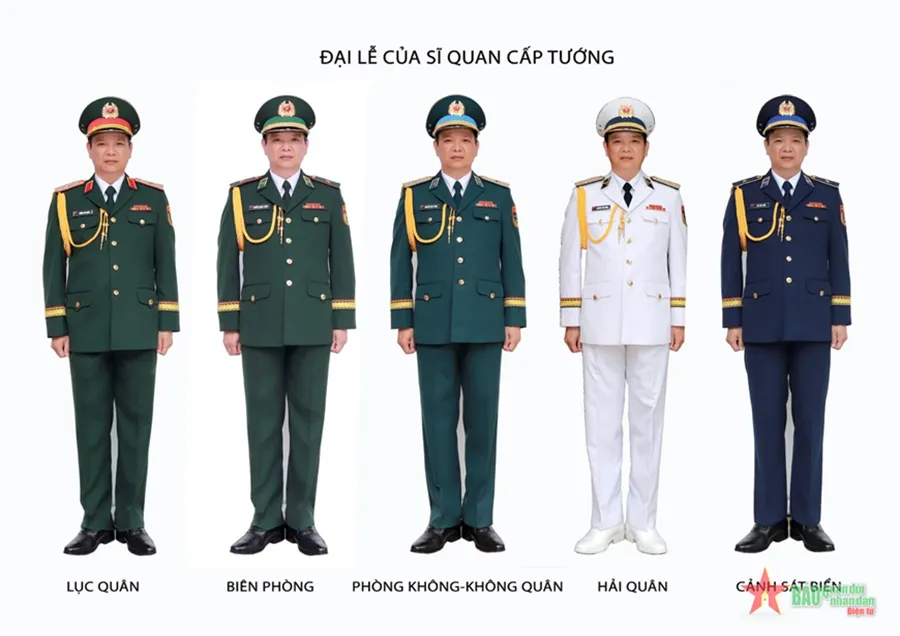 Ảnh: QĐND Quy định mới của Chính phủ về lễ phục của quân đội