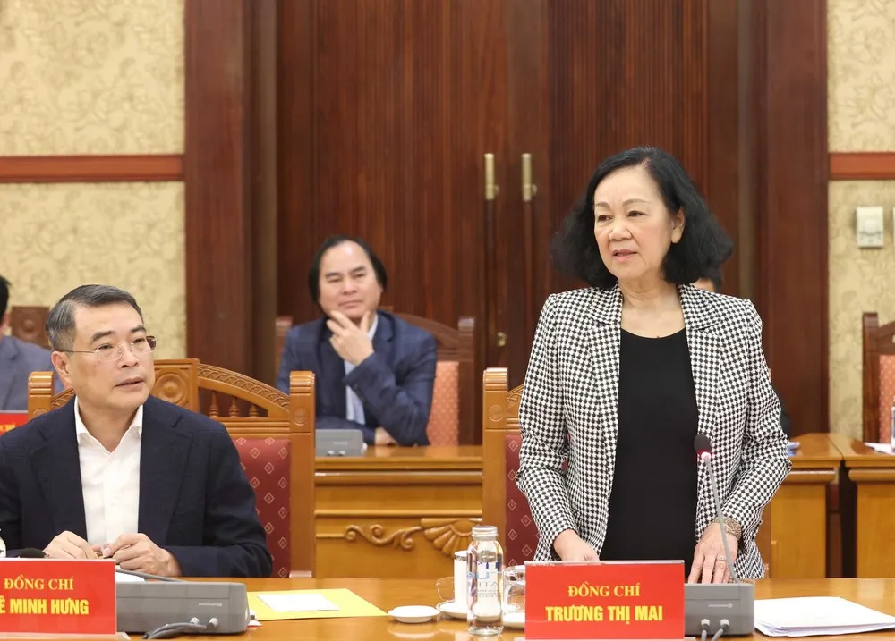 Bà Trương Thị Mai: Tiểu ban Tổ chức phục vụ Đại hội XIV của Đảng có 3 nhiệm vụ lớn