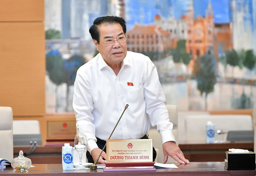 Trưởng ban Dân nguyện Dương Thanh Bình. Ảnh: PHẠM THẮNG thường vụ Quốc hội đề nghị thanh tra các doanh nghiệp kinh doanh vàng, xử lý nghiêm vi phạm