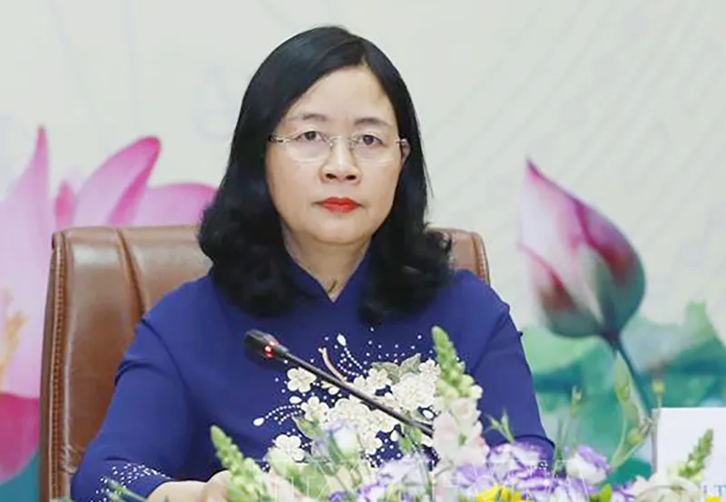 Bà Bùi Thị Minh Hoài, Trưởng Ban Dân vận Trung ương. bui-thi-minh-hoai.jpg