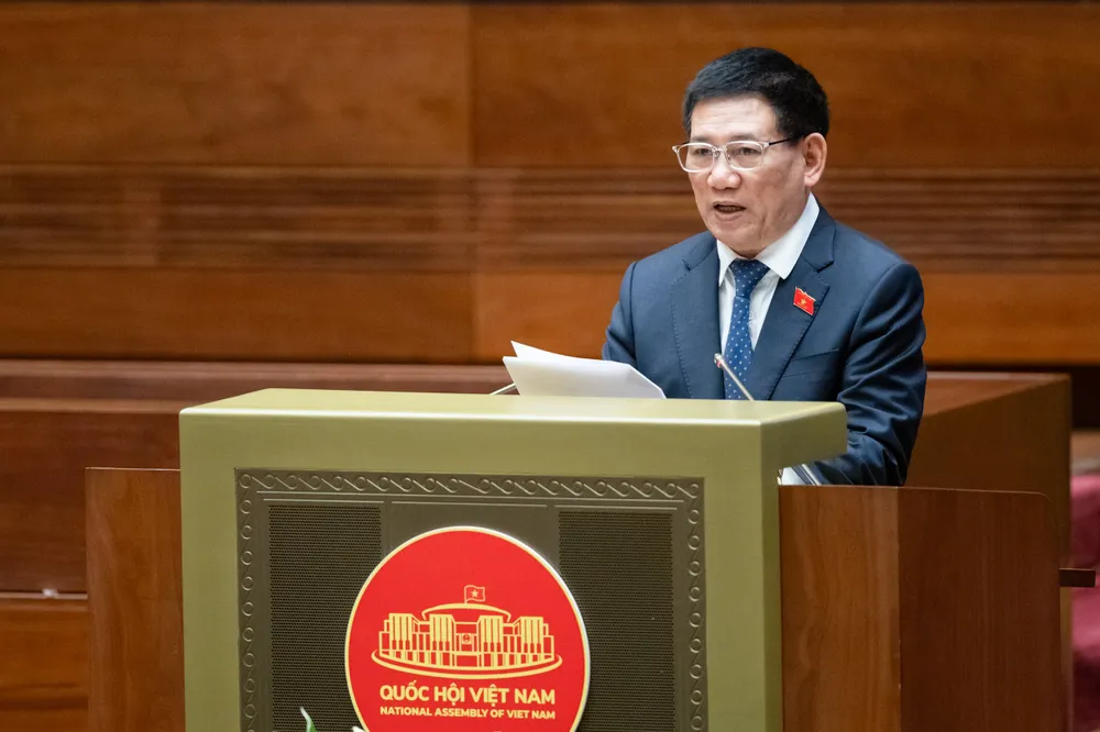 Bộ trưởng Bộ Tài chính Hồ Đức Phớc. Ảnh: PHẠM THẮNG Chính phủ đã giảm được 17 Tổng cục, 10 Cục và 144 Vụ