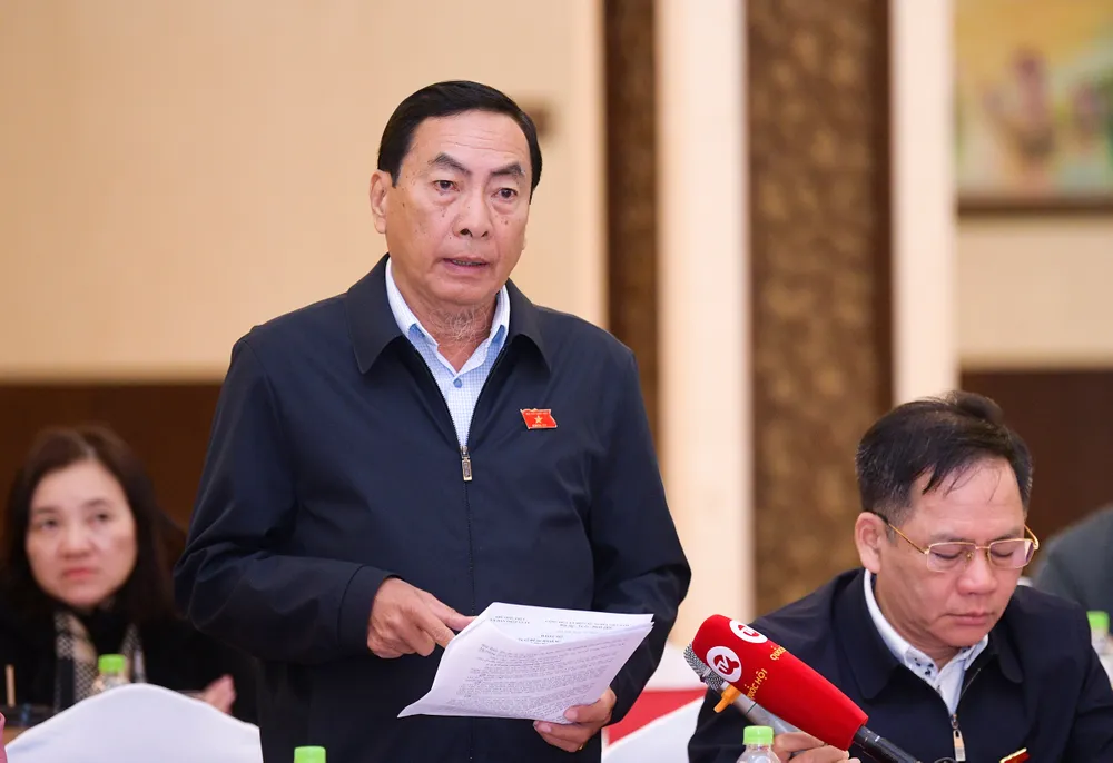 Đại biểu Phạm Văn Hoà (đoàn Đồng Tháp). Ảnh: QH Đại biểu Quốc hội: Vụ cháy làm 14 người chết ở Hà Nội rất thương tâm