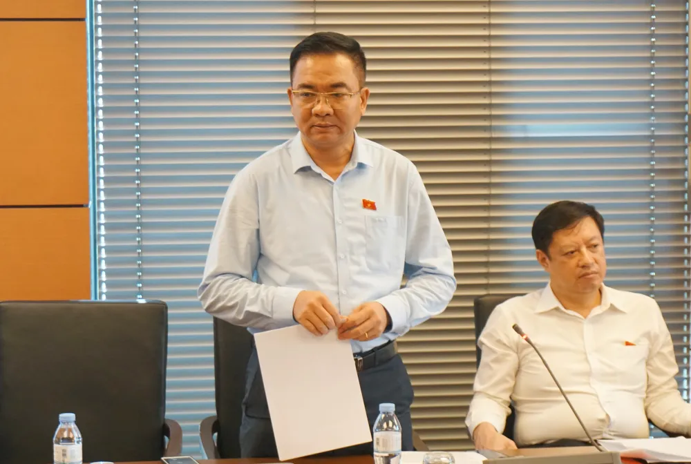 ĐB Nguyễn Minh Đức (đoàn TP.HCM). Ảnh: NGUYỄN THẢO nguyen-minh-duc.jpg