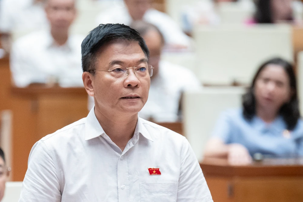Phó Thủ tướng kiêm Bộ trưởng Bộ Tư pháp Lê Thành Long. Ảnh: PHẠM THẮNG Thủ tướng có phân công cụ thể nhiệm vụ của các phó Thủ tướng