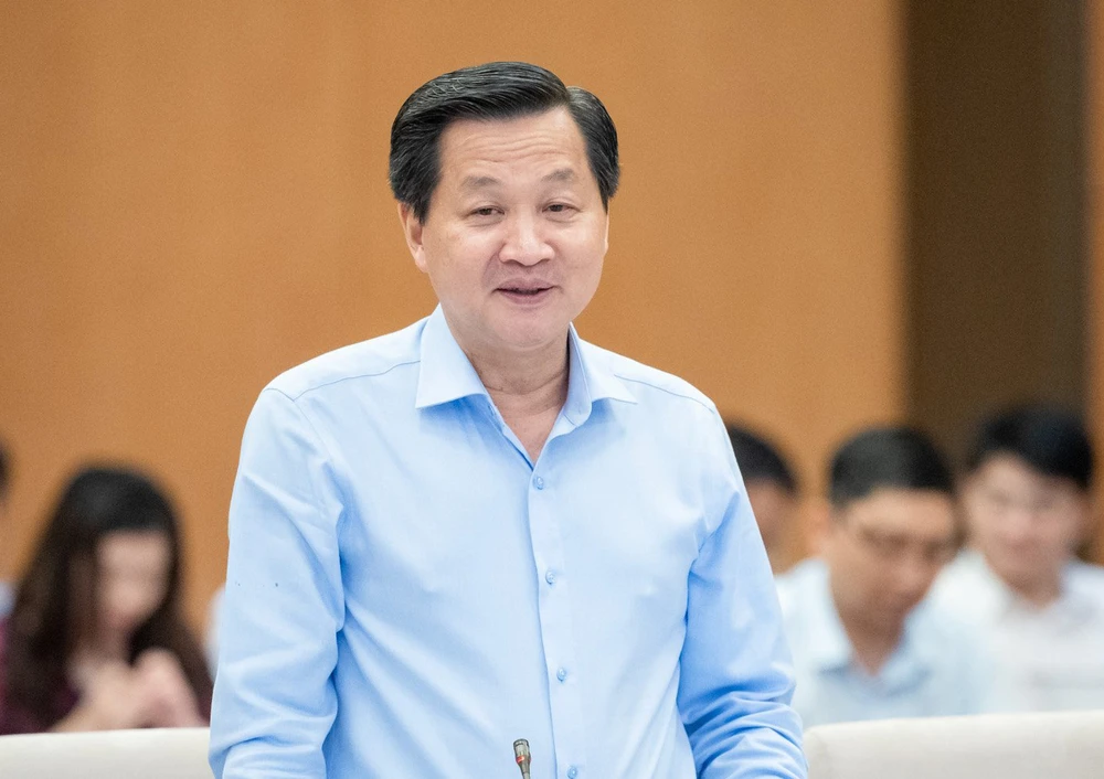 Phó Thủ tướng Lê Minh Khái. Ảnh: PHẠM THẮNG thu-tuong-co-phan-cong-cu-the-nhiem-vu-cua-cac-pho-thu-tuong-le-minh-khai.jpg