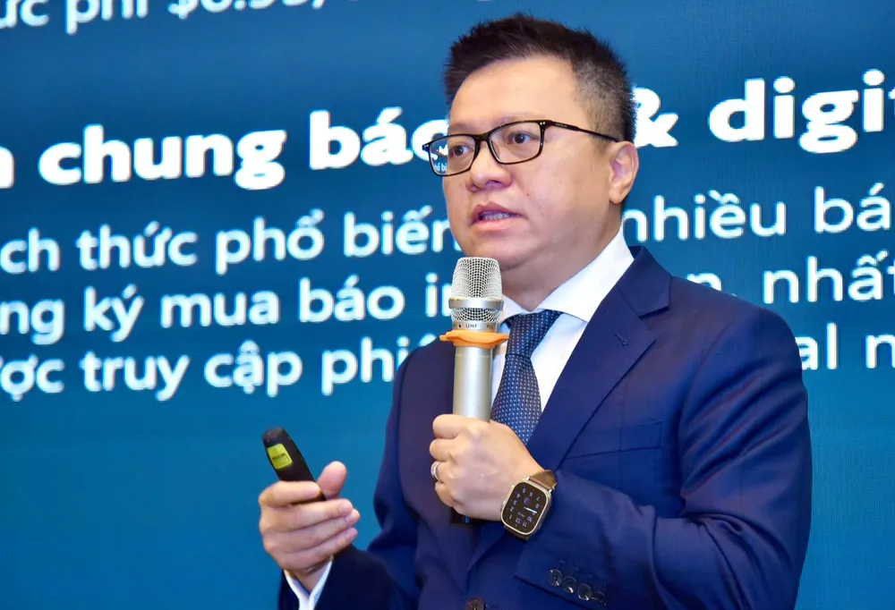 Nhà báo Lê Quốc Minh, Tổng Biên tập báo Nhân dân, Chủ tịch Hội Nhà báo Việt Nam. Ảnh: BÁO NHÂN DÂN Nhà báo Lê Quốc Minh: Báo chí cần chấp nhận rủi ro, mạnh dạn thử nghiệm mô hình kinh doanh mới