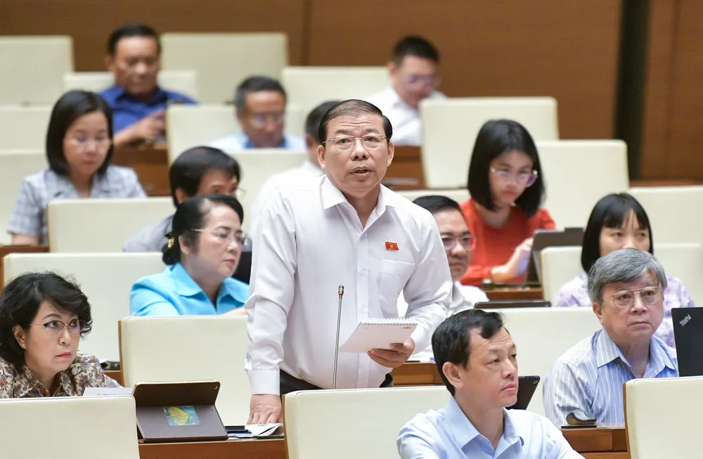 ĐB Nguyễn Thanh Sang (đoàn TP.HCM). Ảnh: PHẠM THẮNG nguyen-thanh-sang-tphcm.jpg