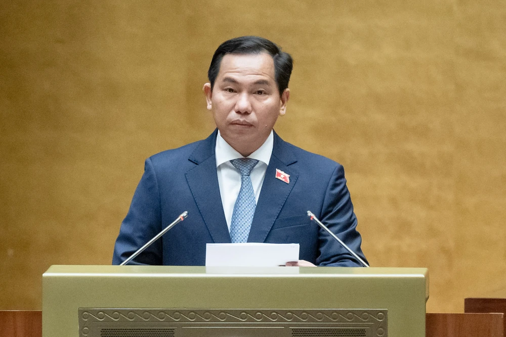 Chủ nhiệm Ủy ban Tài chính – Ngân sách Lê Quang Mạnh. Ảnh: PHẠM THẮNG Quốc hội yêu cầu báo cáo chi tiết nguồn cải cách tiền lương chưa sử dụng