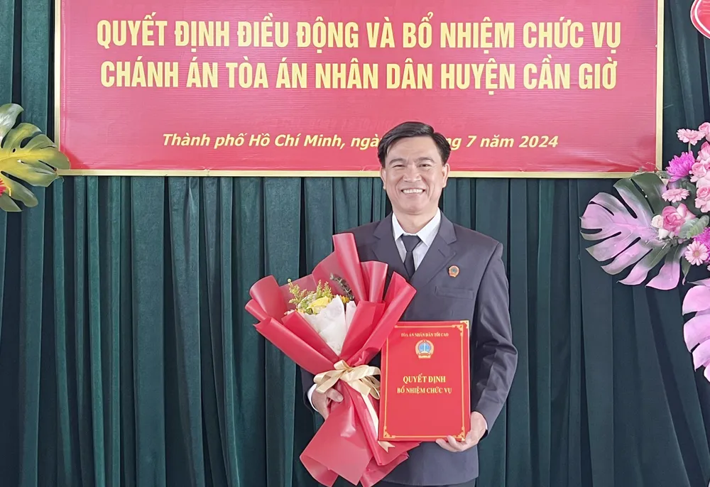 Ông Lê Minh Phước, tân Chánh án TAND huyện Cần Giờ. Ảnh: SONG MAI ong-le-minh-phuoc-tan-chanh-an-huyen-can-gio-7020.jpg